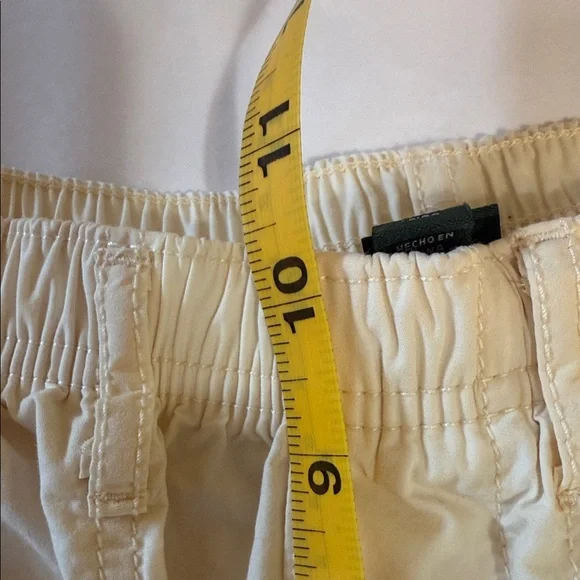 Wild Fable Cream Elastic Waist Cargo Pants NWT - Picture 6 of 14